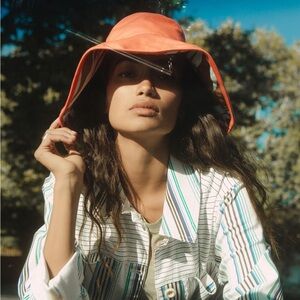 Anthropologie Reversible Bucket Hat